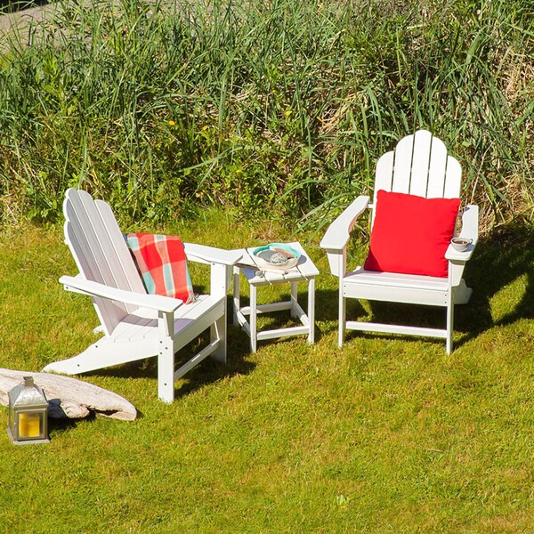 POLYWOOD Long Island Adirondack Chair 3Piece Set