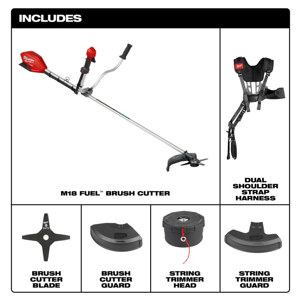 MW M18 FUEL Brush Cutter Bare Tool 3015-20 from MW