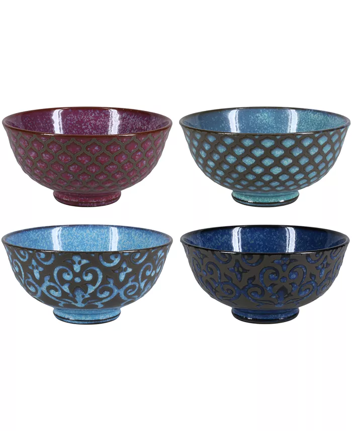 BIA Cordon Bleu Set of Four Ooh La La Arabella Bowls 10 oz