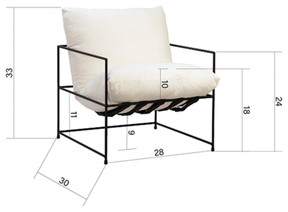 Sarah Occasional Chair   Industrial   Armchairs And Accent Chairs   by Design Mix Furniture  Houzz