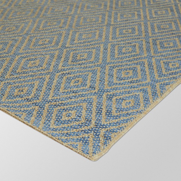 Prisma Diamond Outdoor Rug Gray