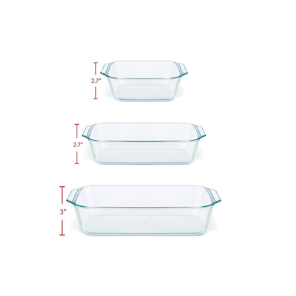 Pyrex 6-Piece Glass Baker Set 1135014