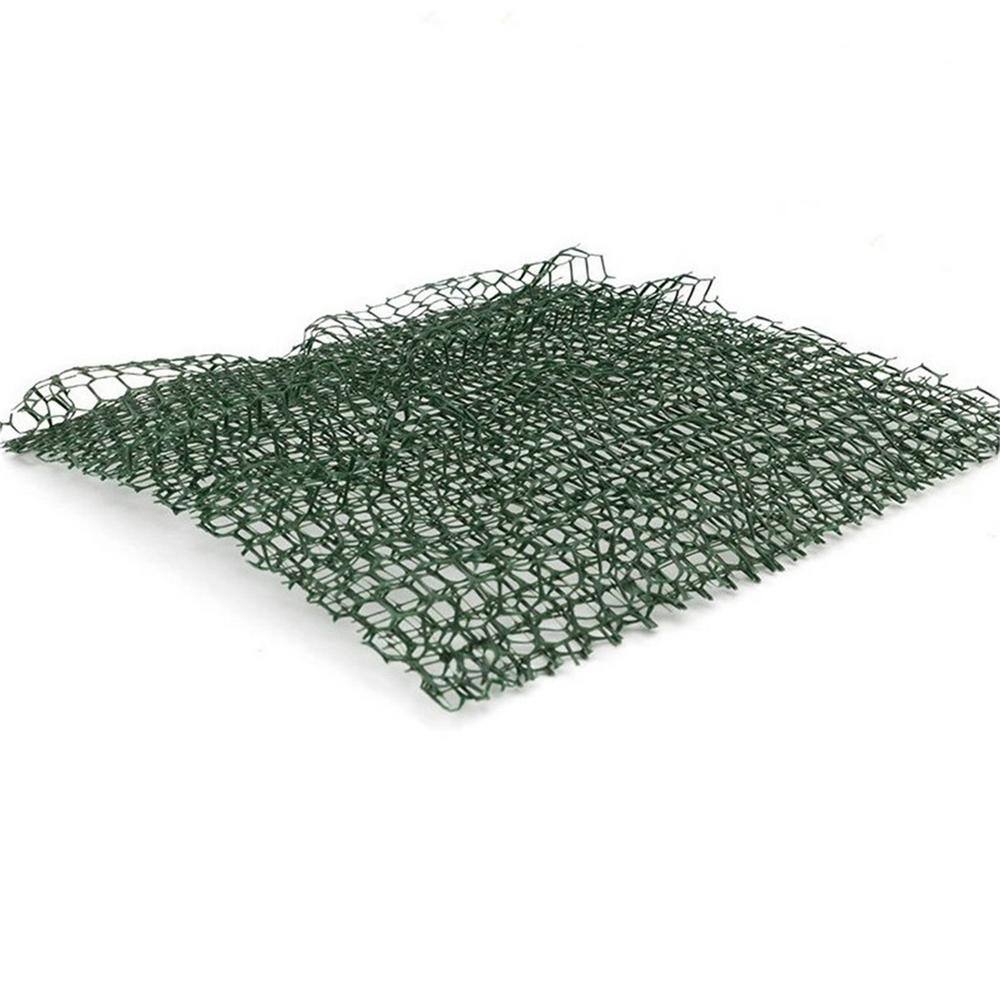 Agfabric 6.5 ft. x 50 ft. Black Plastic 3D Geomat Erosion Control Blanket Mesh Mat WEEMEMW6H50B