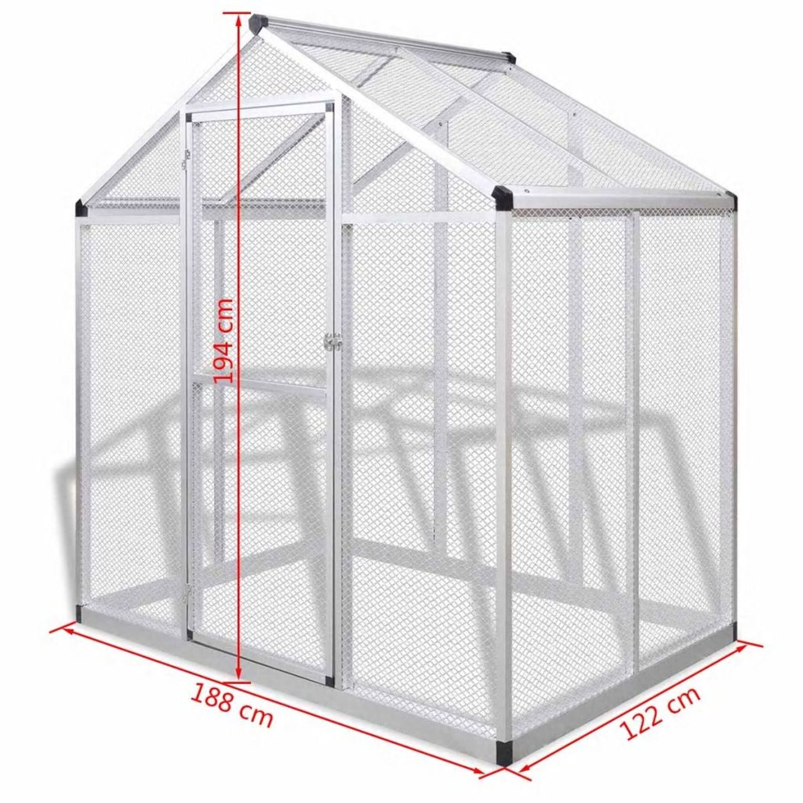 Tomshine Outdoor Aviary Aluminium 70.1