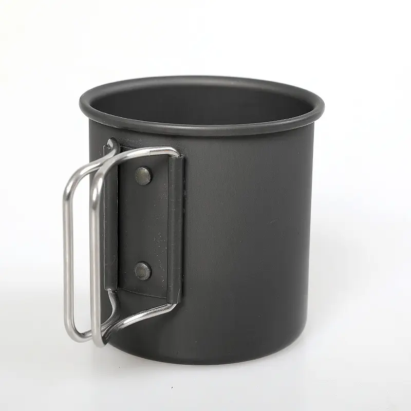 HUAJU Wholesale Camping Hiking Outdoor Aluminum Mug Camping Accessories