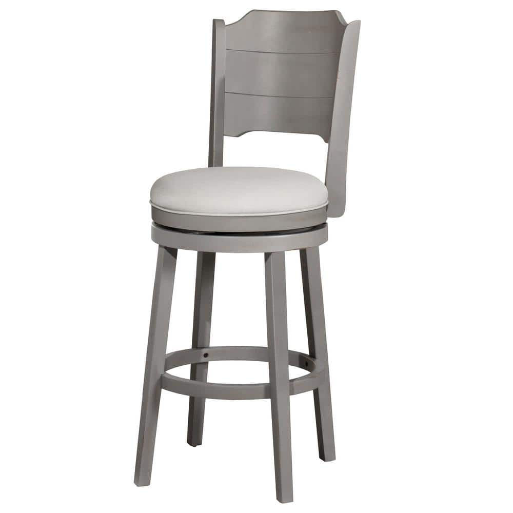 Hillsdale Furniture Clarion Distressed Gray Swivel Bar Stool 4541-830