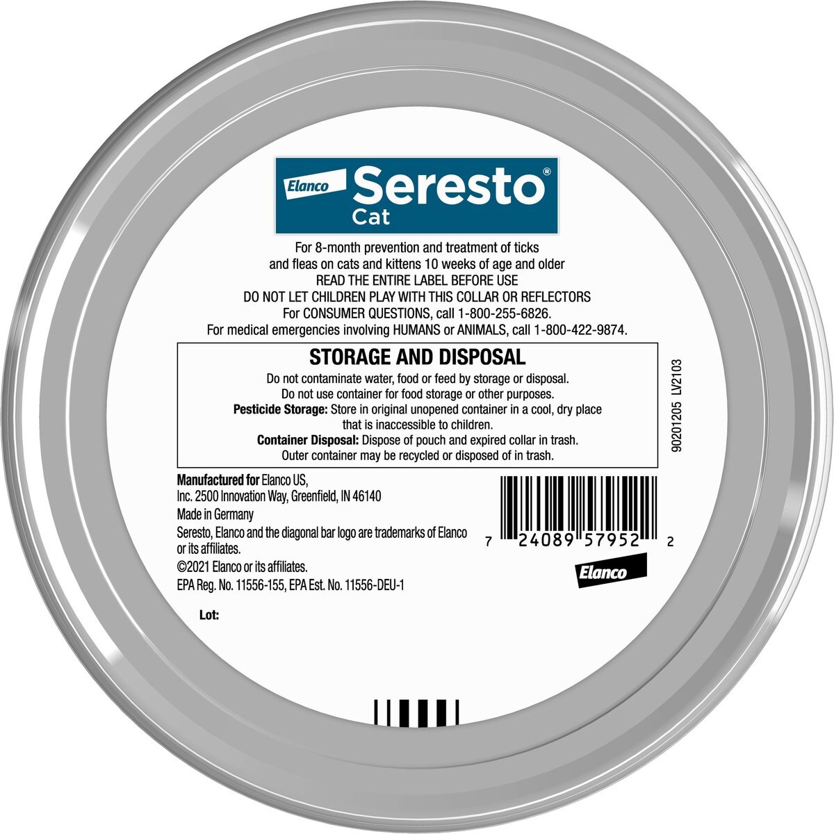 Seresto Flea and Tick Collar for Cats