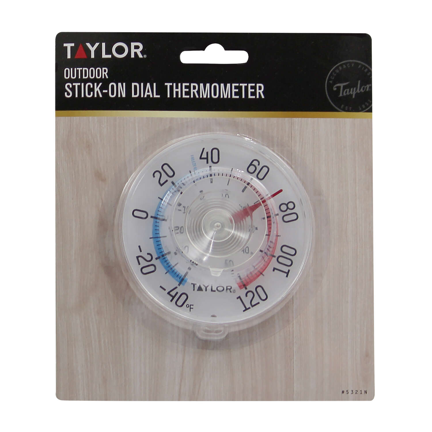 Taylor Dial Thermometer Plastic 3.5 in.