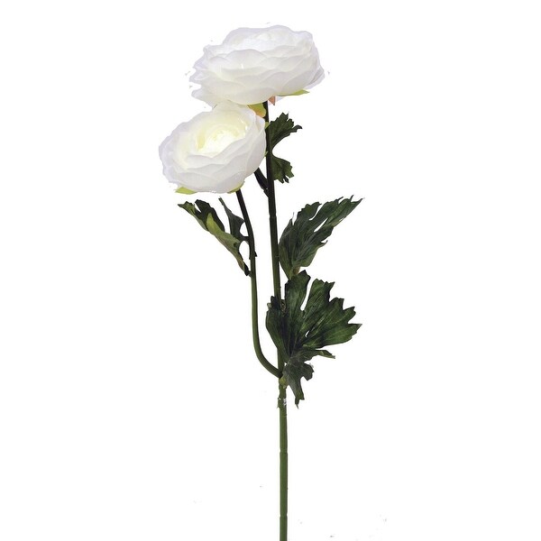 Creamy White Ranunculus Artificial Flower