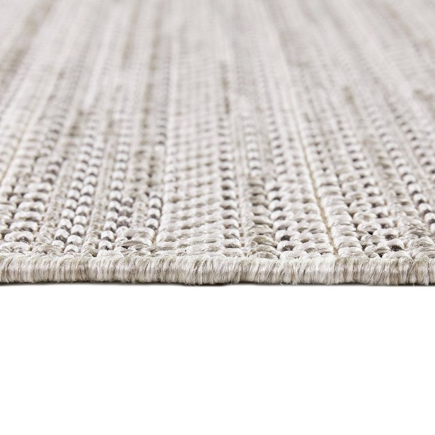 Faded Lines Outdoor Rug Cream