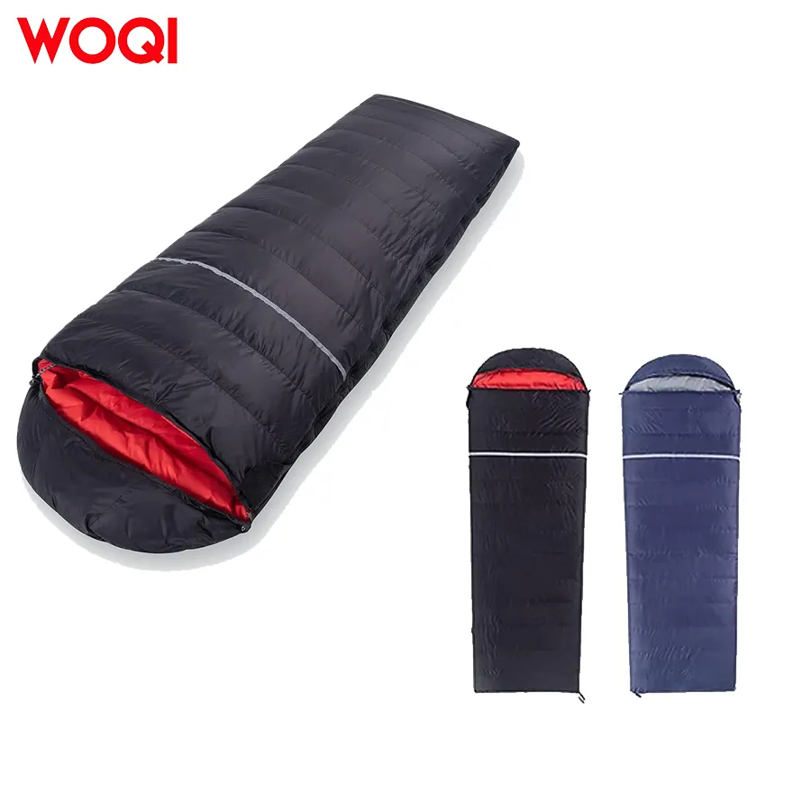 WOQI adult 600 filled down sleeping bag  super light sleeping bag in cold weather  suitable for backpacking  camping  and hiking