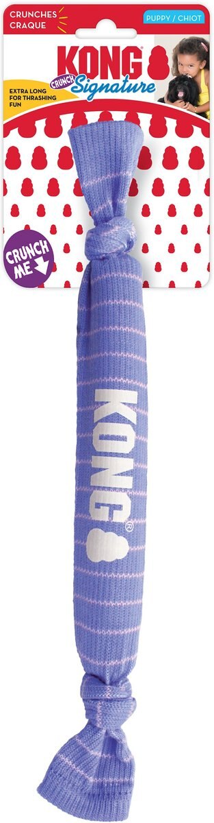 KONG Signature Crunch Rope Single Puppy Toy