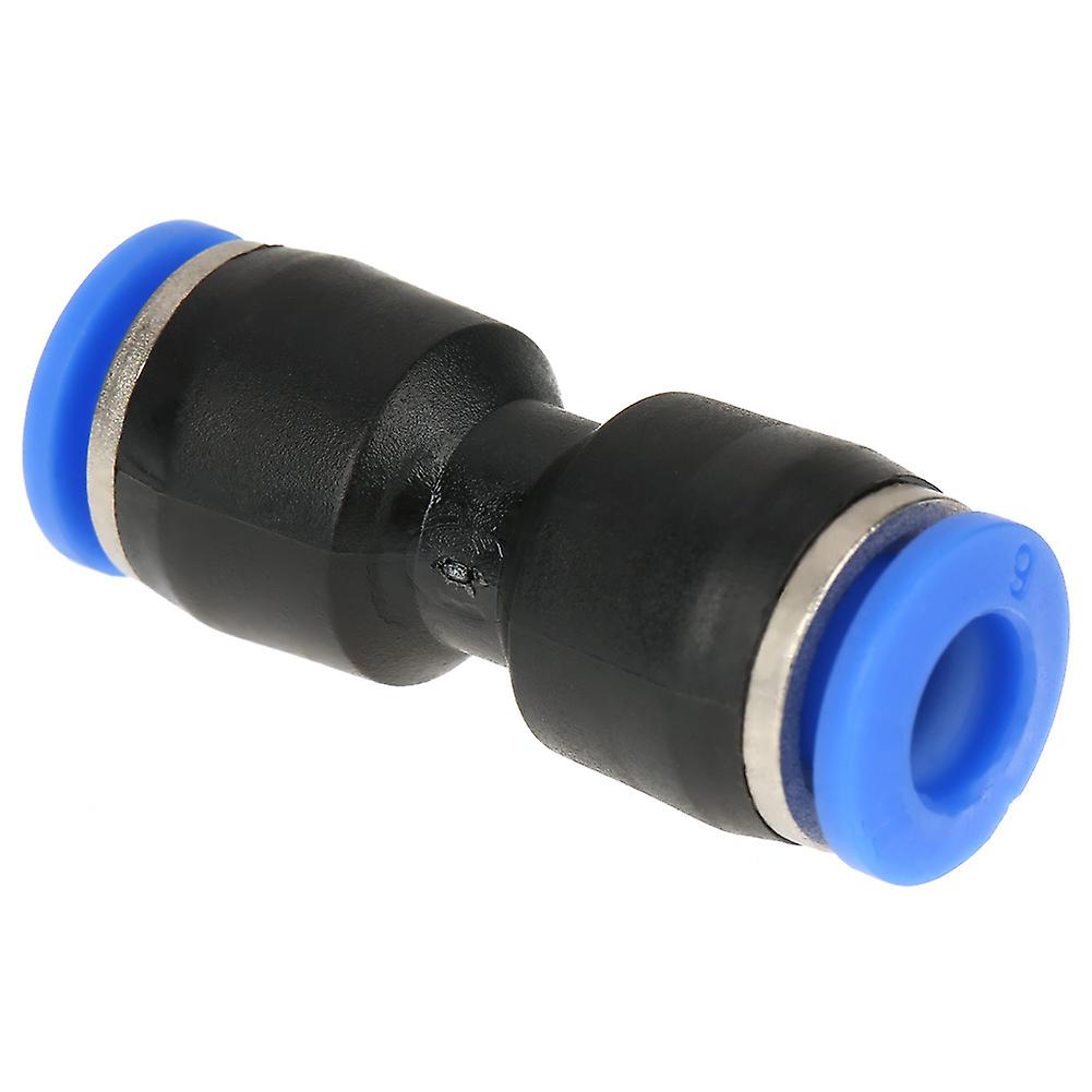 20pcs 6mm Tube Od 1/4'' Pneumatic Straight Push Connectors Air Line Fittings