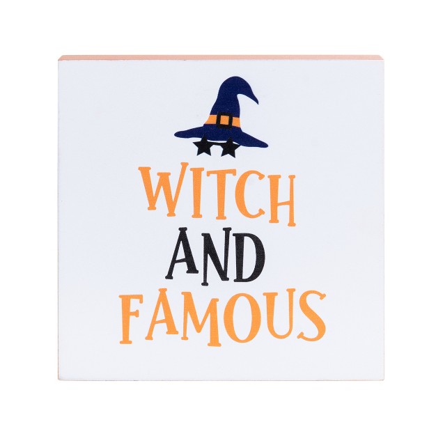 Carol amp Frank Witch And Famous Shelf Block Halloween Decoration