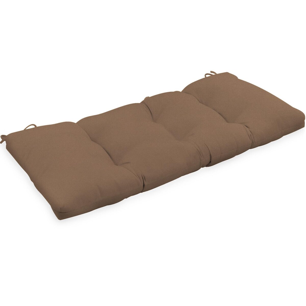 Sunbrella Canvas Cocoa Large Outdoor Replacement Bench Cushion By Signature