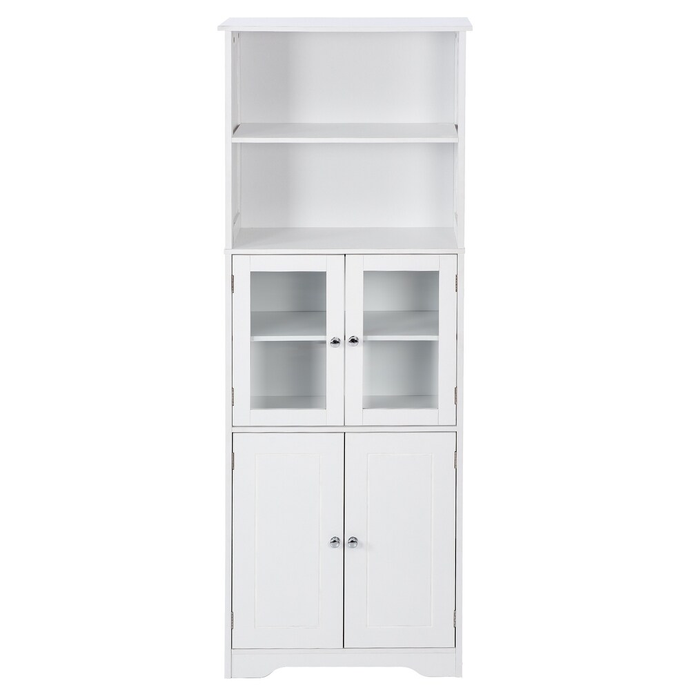 Tall Storage Cabinet with Shelves