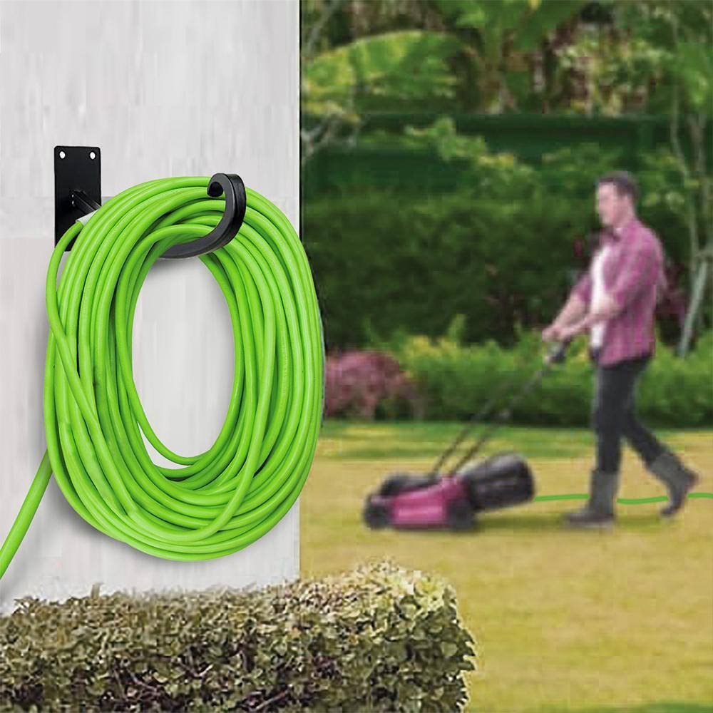 HDX 100 ft. 162 Light Duty IndoorOutdoor Extension Cord Green HW162100HLG