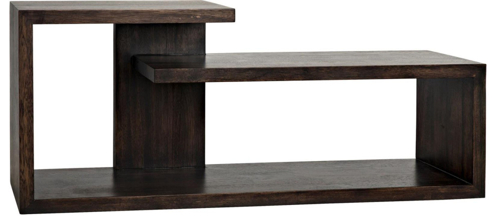 Console LOU Ebony Black Walnut   Transitional   Console Tables   by EuroLuxHome  Houzz