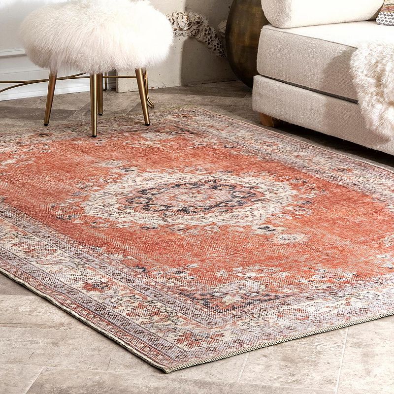 nuLOOM Flatweave Medallion Jess Rug