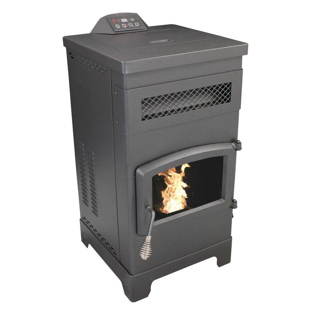 Vogelzang 2200 sq. ft. EPA Certified Pellet Stove with 60 lbs. Hopper and Remote Control and Slim Design VG5770