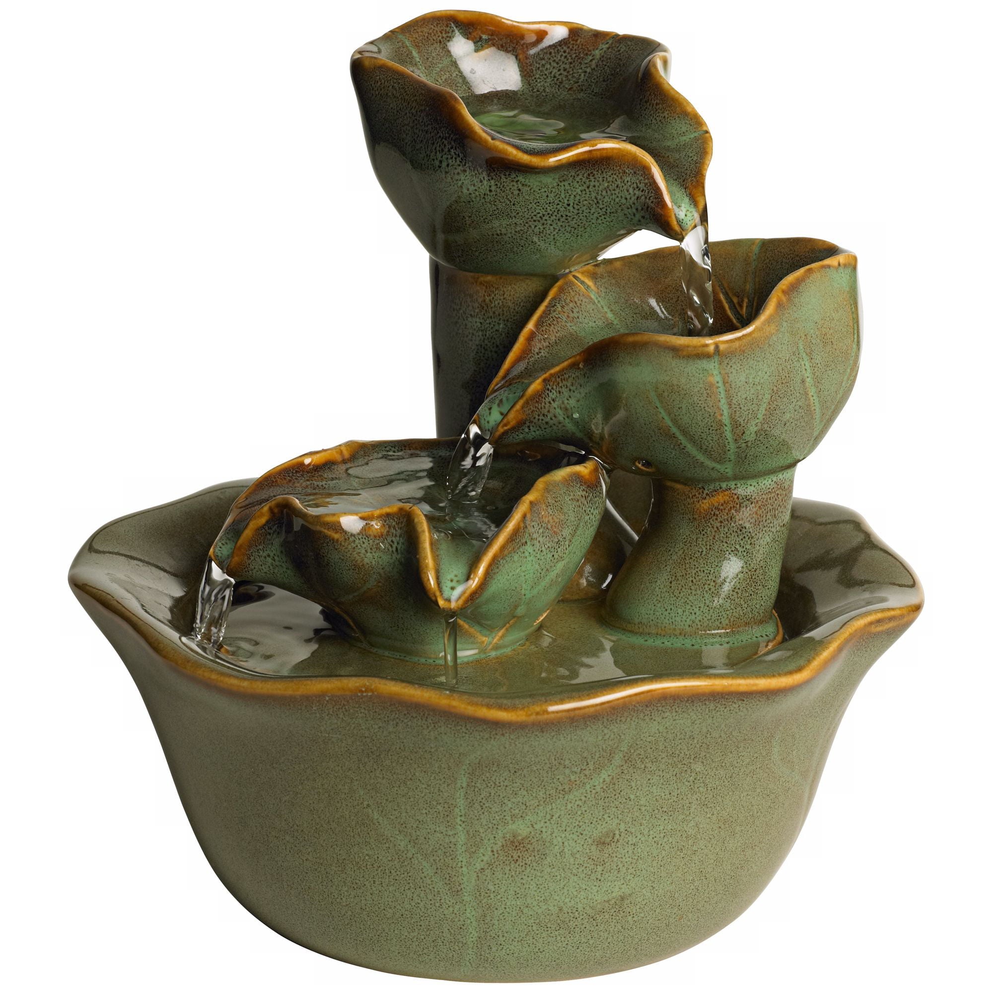 John Timberland Modern Organic Zen Indoor Tabletop Water Fountain 8