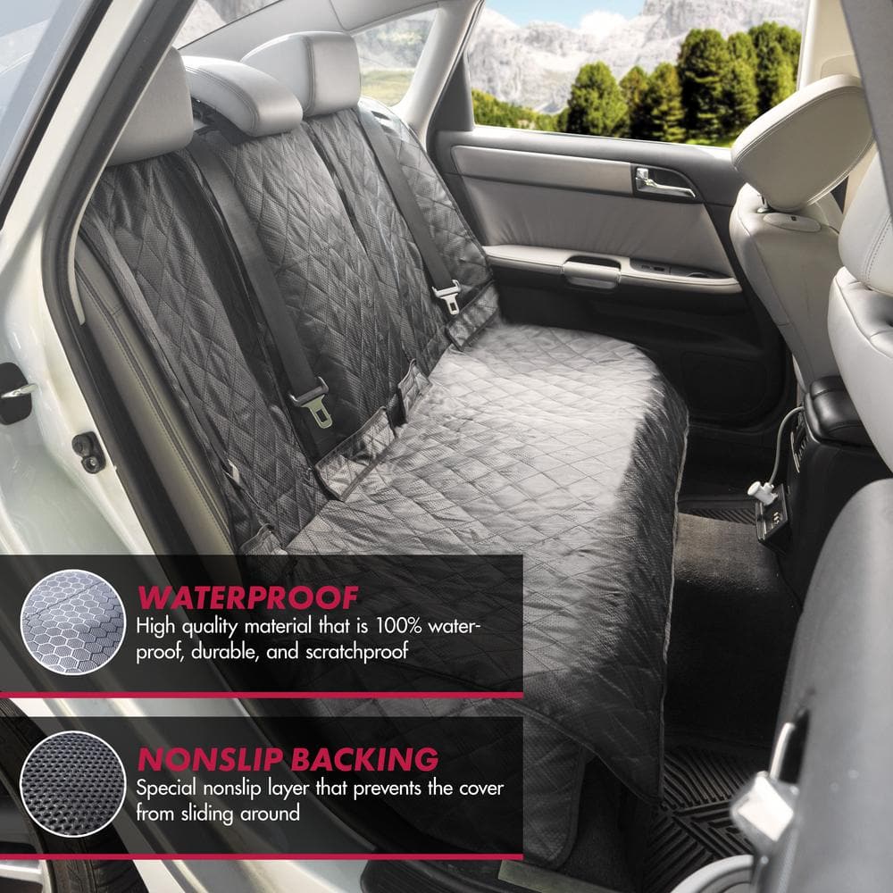 Wagan Tech PVC 46.5 in. x 55.5 in. x 0.2 in. Road Ready Seat Protector Large Size Car Seat Cover IN6601