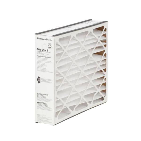 Honeywell Home 20 x 25 x 5 Pleated Air Filter FPR 8 MERV 10 CF508D2025