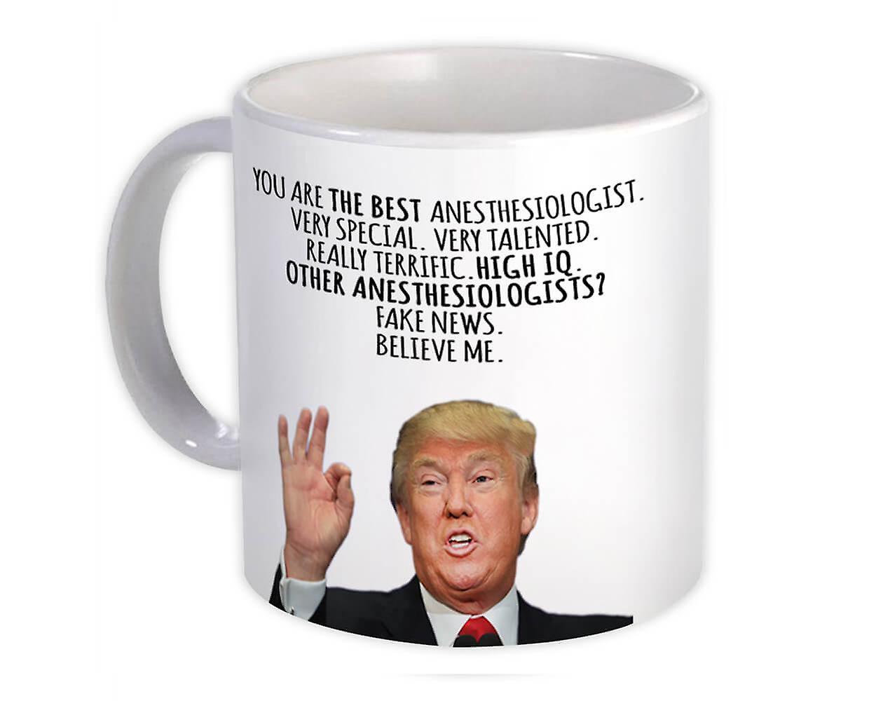 Gift Mug: ANESTHESIOLOGIST Funny Trump Birthday