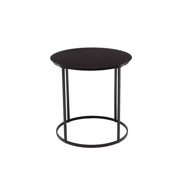 Landon Iron Round Side Table