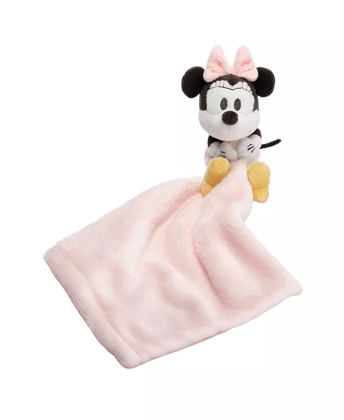 Lambs and Ivy Disney Baby Little Minnie Mouse Pink Lovey Plush Security Blanket