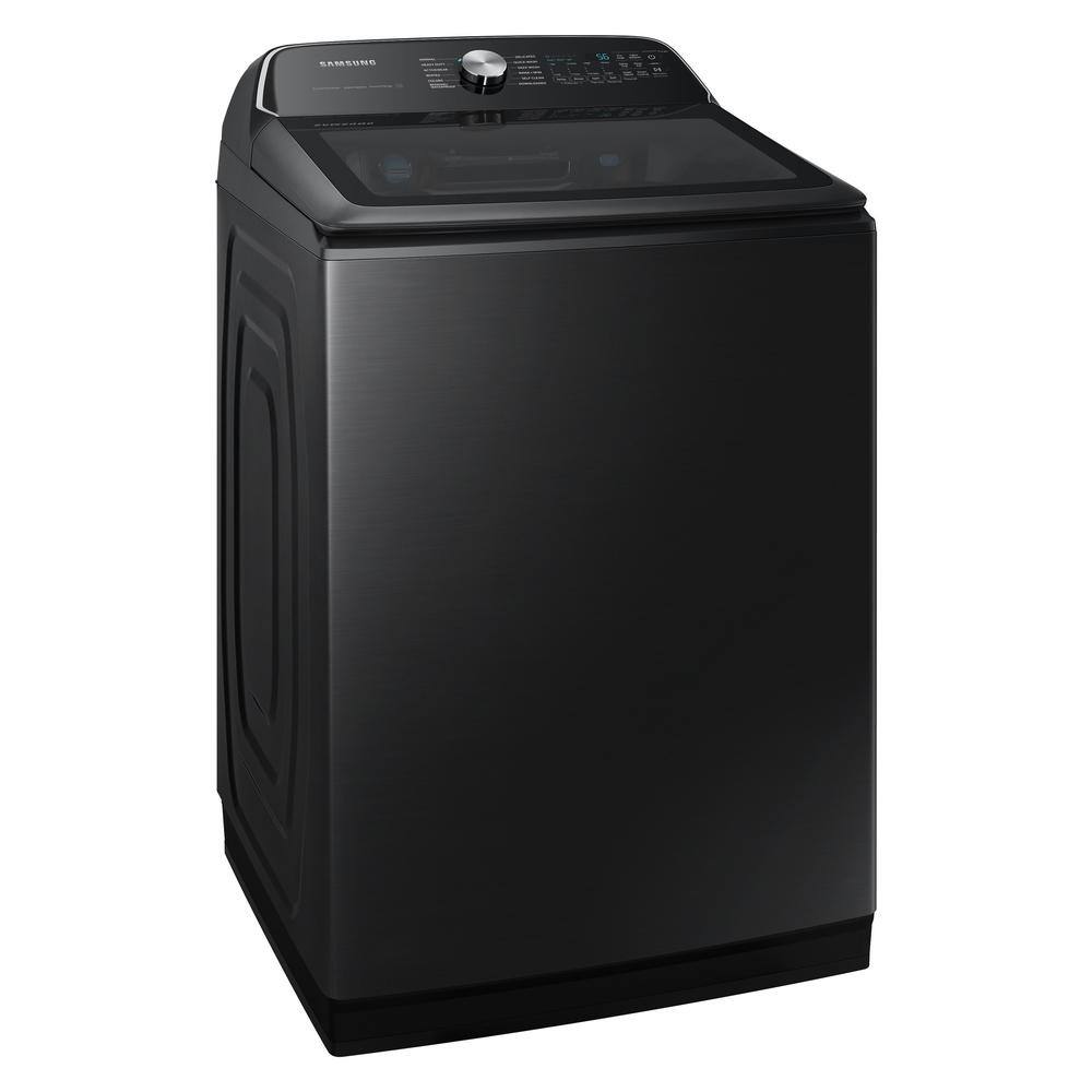  5.5 cu.ft. Extra-Large Capacity Smart Top Load Washer with Super Speed in Brushed Black WA55CG7100AV