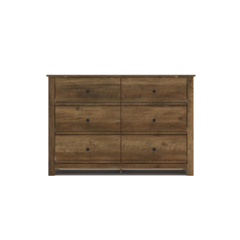 GALANO Genoa 6 Drawer Dresser 31.5 in. x 46.5 in. x 16.5 in.