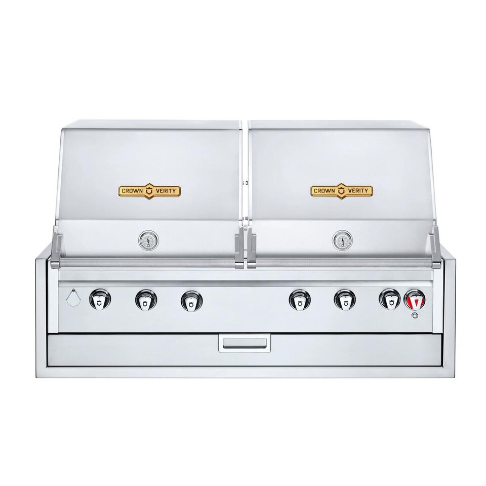 Crown Verity Infinite Series 48-Inch Built-In Dual Dome Natural Gas Grill