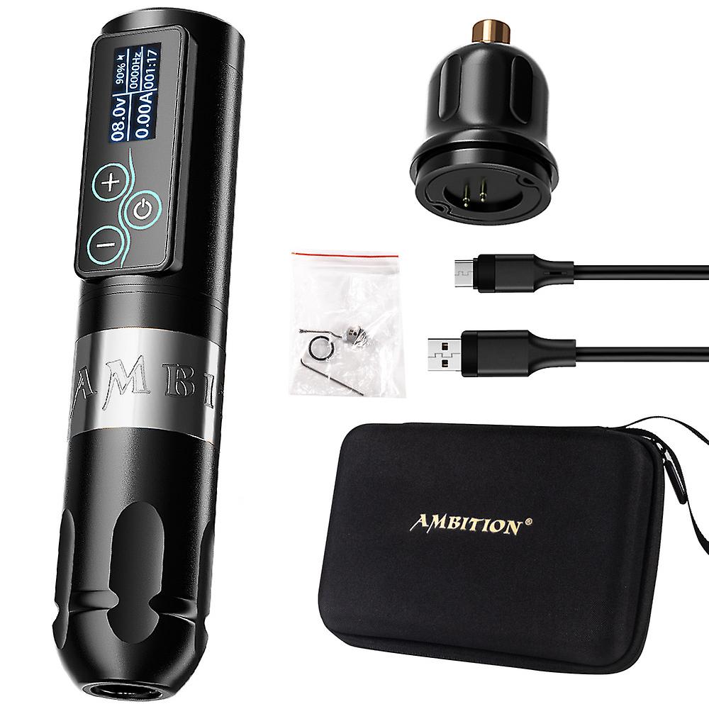 Ambition Vibe Wireless Tattoo Machine Brushless Motor Touch Screen Coreless Motor For Artist