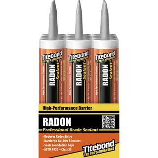 Titebond 10.1 oz. Gray Radon Sealant (12-Pack) 3251A