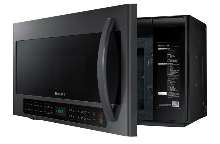  2.1 Cu. Ft. Fingerprint Resistant Black Stainless Steel Over The Range Microwave With Sensor Cooking