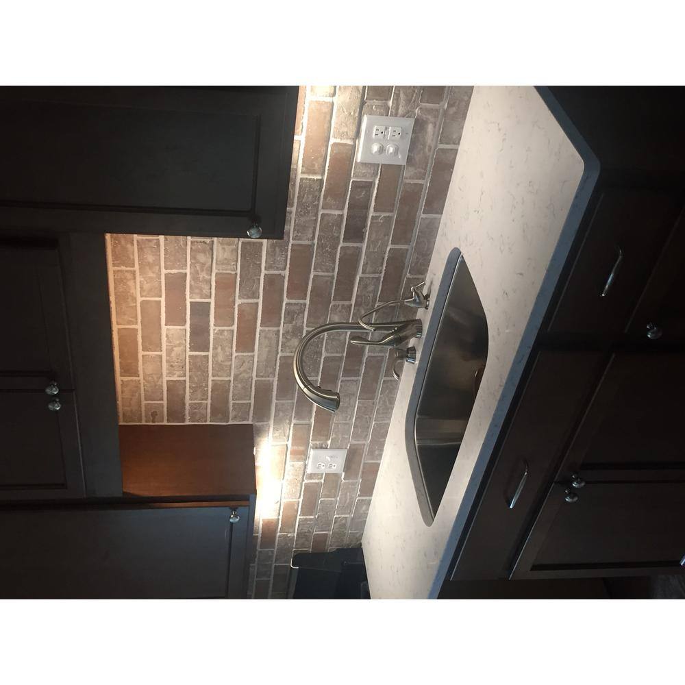 Old Mill Brick Brickwebb Little Cottonwood Thin Brick Sheets - Corners (Box of 3 Sheets) 21 in x 15 in (5.3 linear ft.) BWC-370010CS