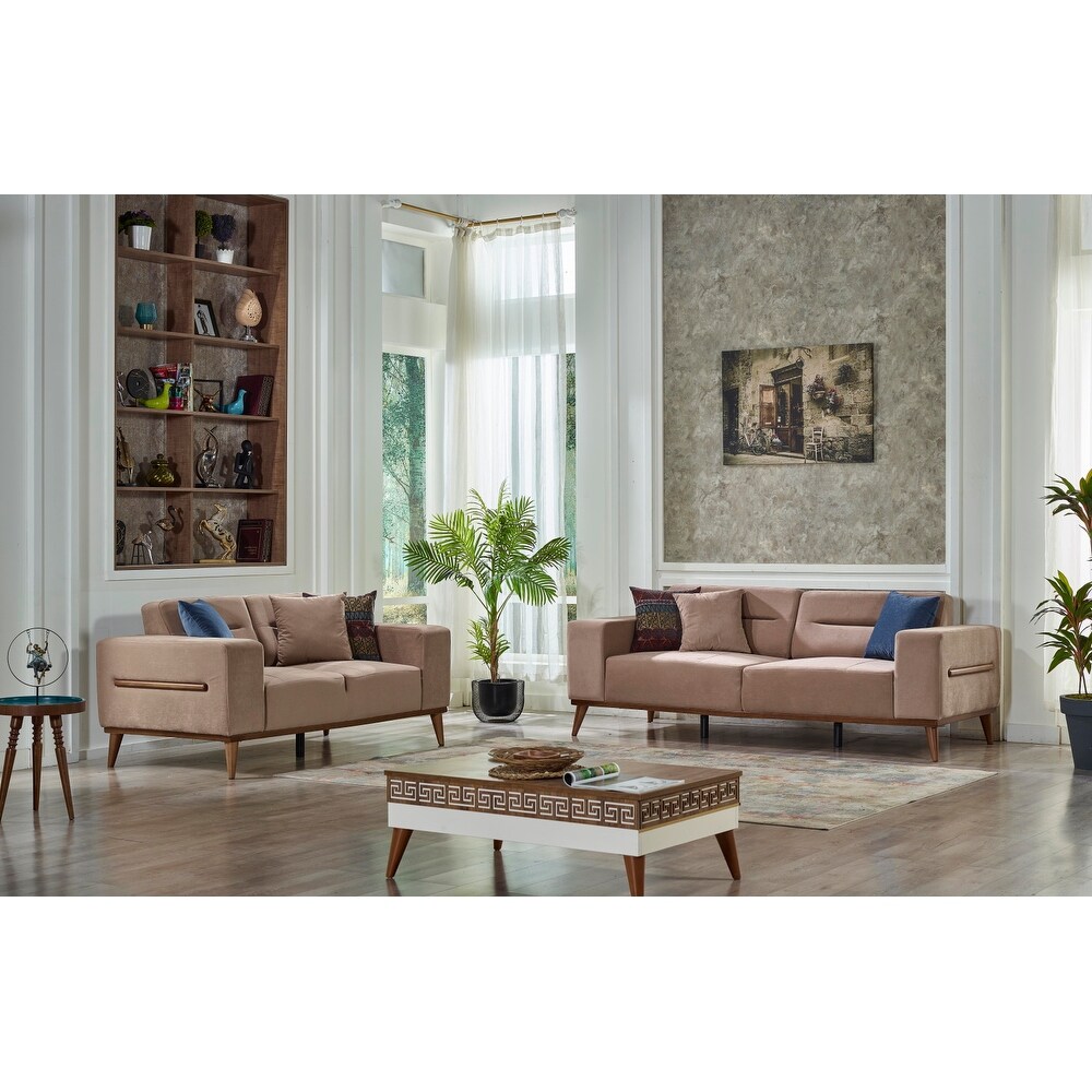 Oslo 2 Pieces Living Room Set 1 Sofa 1 Loveseat