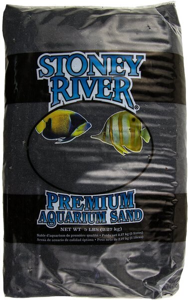 Stoney River Premium Aquarium Sand， 5-lb bag