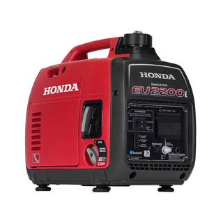 Honda 2200-Watt Remote StopRecoil Start Bluetooth Super Quiet Gasoline Powered Inverter Generator with Advanced CO Shutdown EU2200ITAN