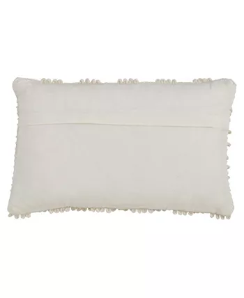 Saro Lifestyle Nubby Decorative Pillow， 12