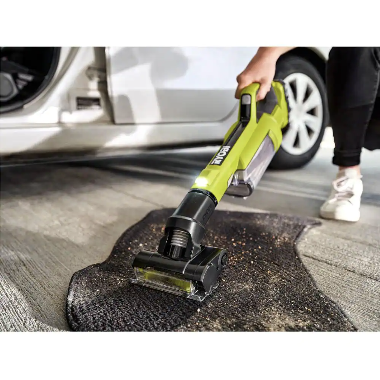 Ryobi One+ 18V Cordless Hand Vacuum With Powered Brush (Tool Only)