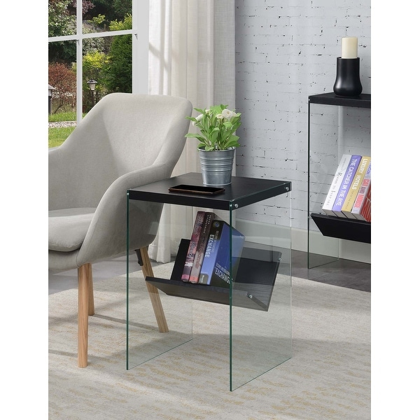 Porch and Den Urqhuart Glass End Table