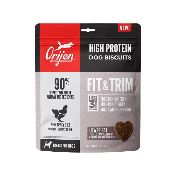 Fit and Trim High-Protein Biscuit Dog Treats;