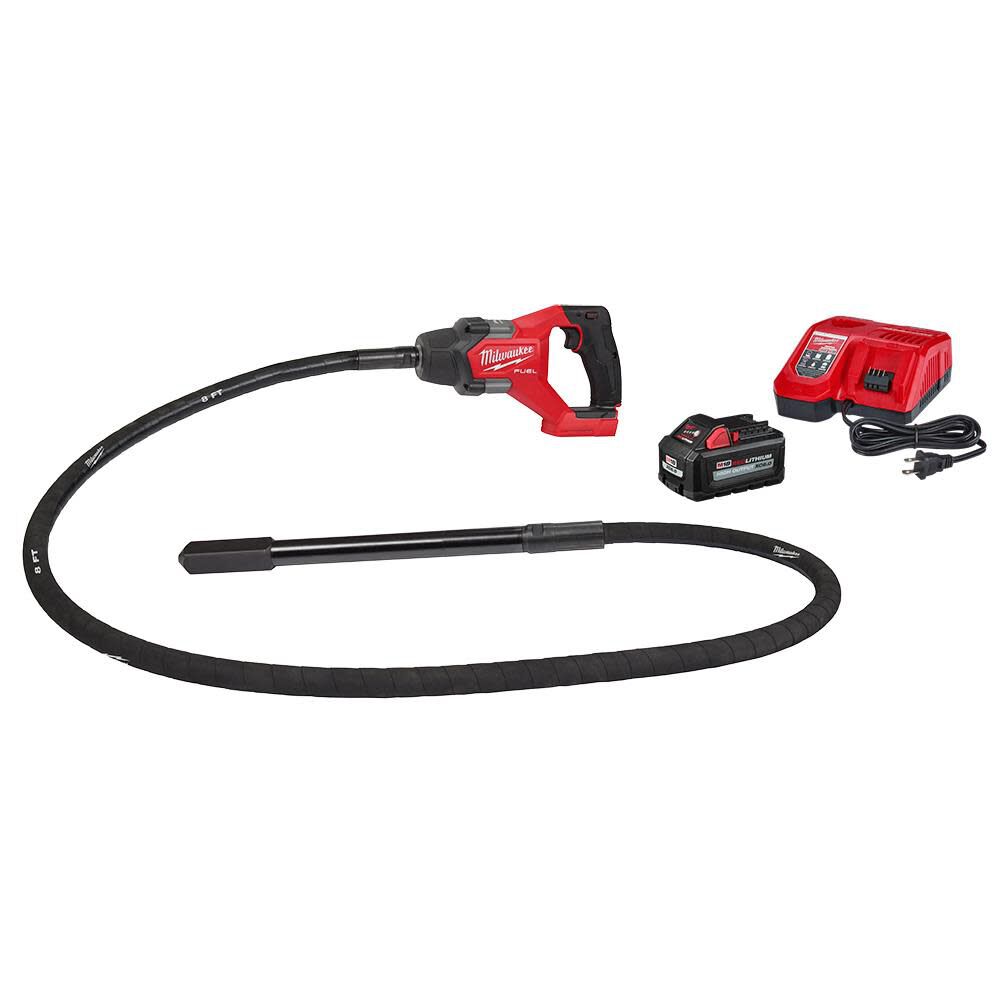 Milwaukee M18 FUEL 8' Concrete Pencil Vibrator Kit 2911-21 from Milwaukee