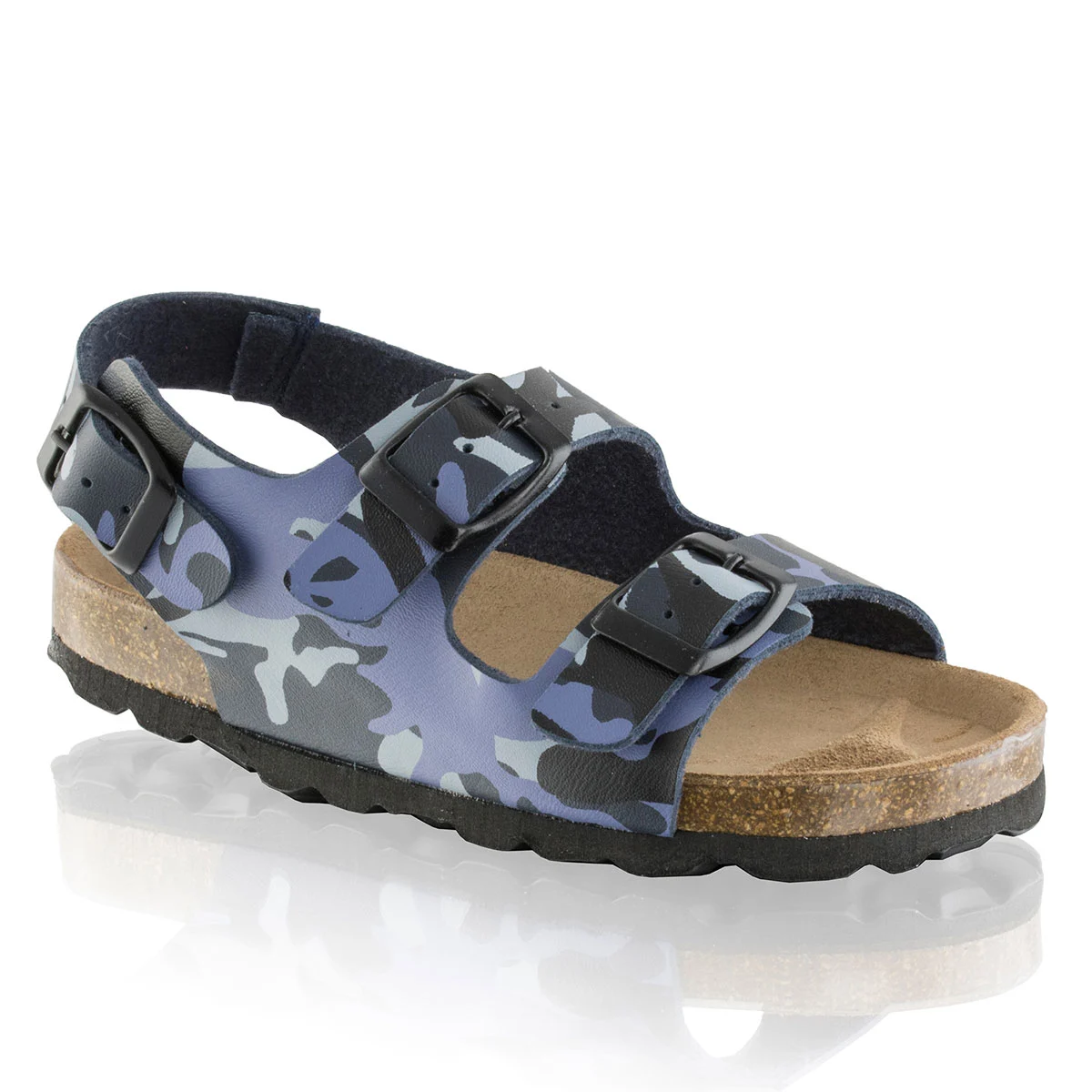 SUMBA CAMO Triple Buckle Sandal