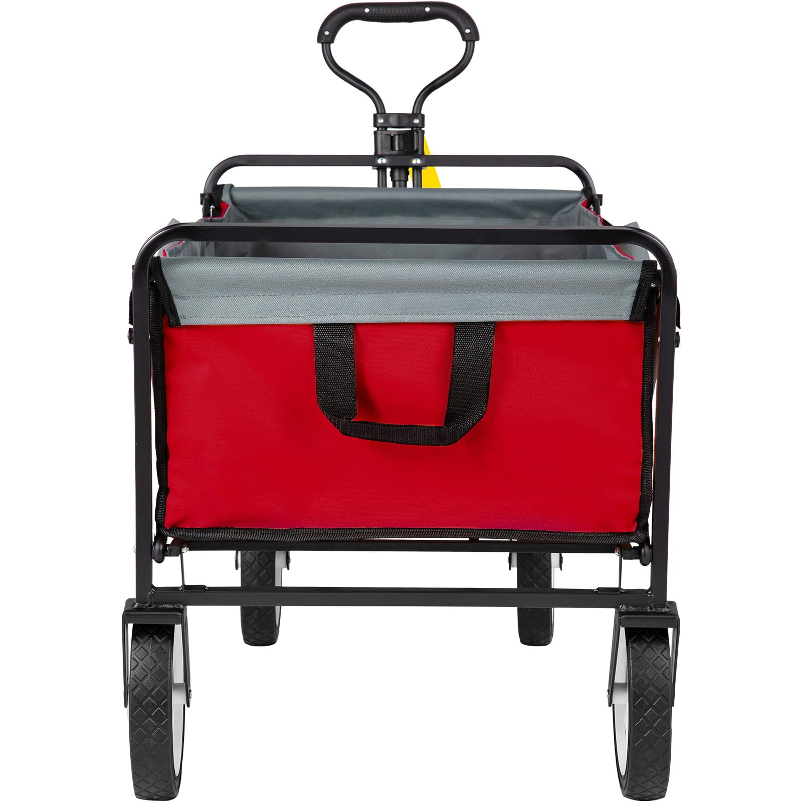 BENTISM Folding Wagon Cart Utility Collapsible Wagon 176 lbs w/ Adjustable Handle