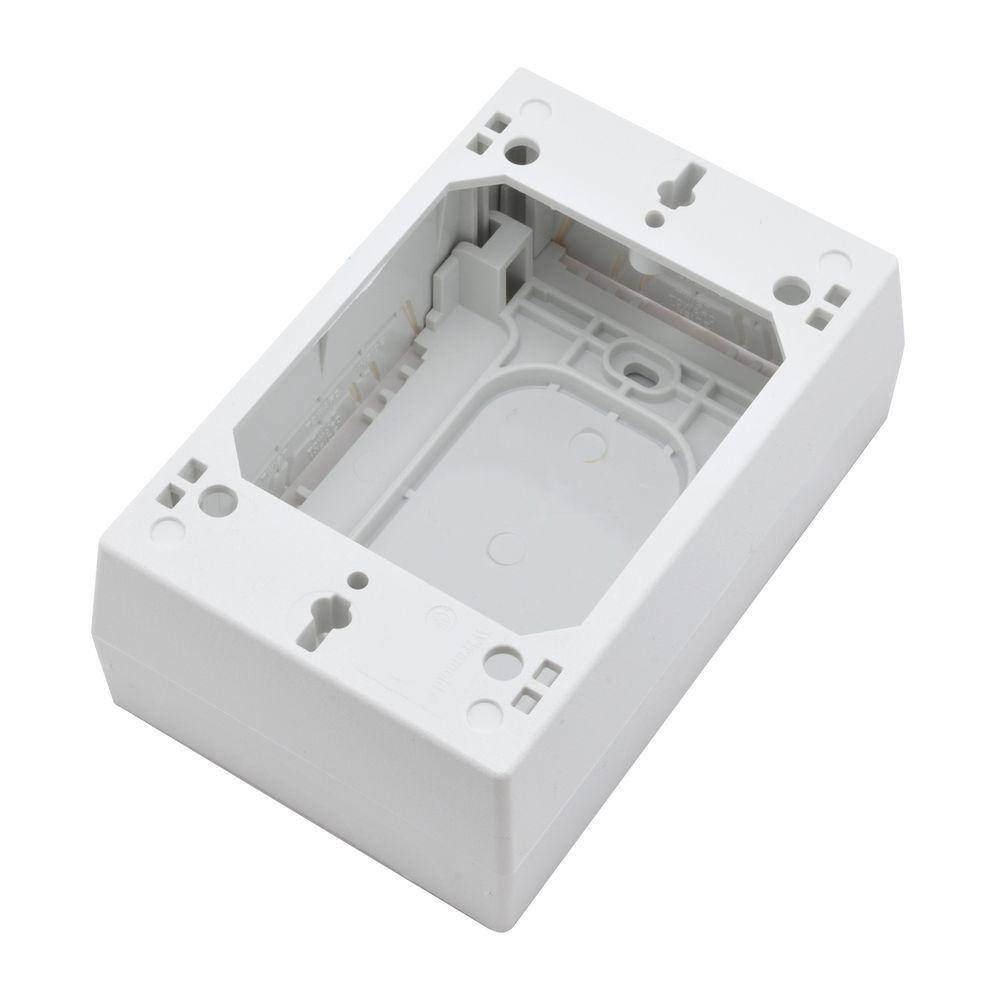 Legrand Wiremold Non Metallic Wire Series 1-34 in. Raceway Device Box White NMW35