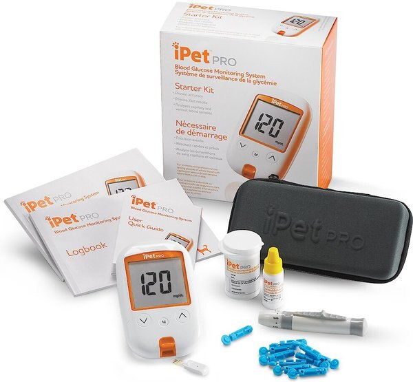 iPet PRO Blood Glucose Monitoring System Starter Kit for Dogs and Cats