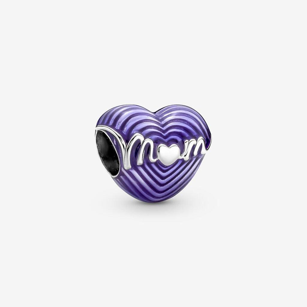 PANDORA  Radiating Love Mom Heart Charm